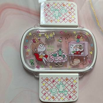 Amazon | 水森亜土 ランチボックス | ノーブランド品 | 弁当箱